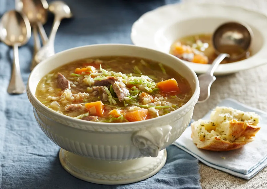This lamb, fennel & sweet potato soup is perfect for winter nights