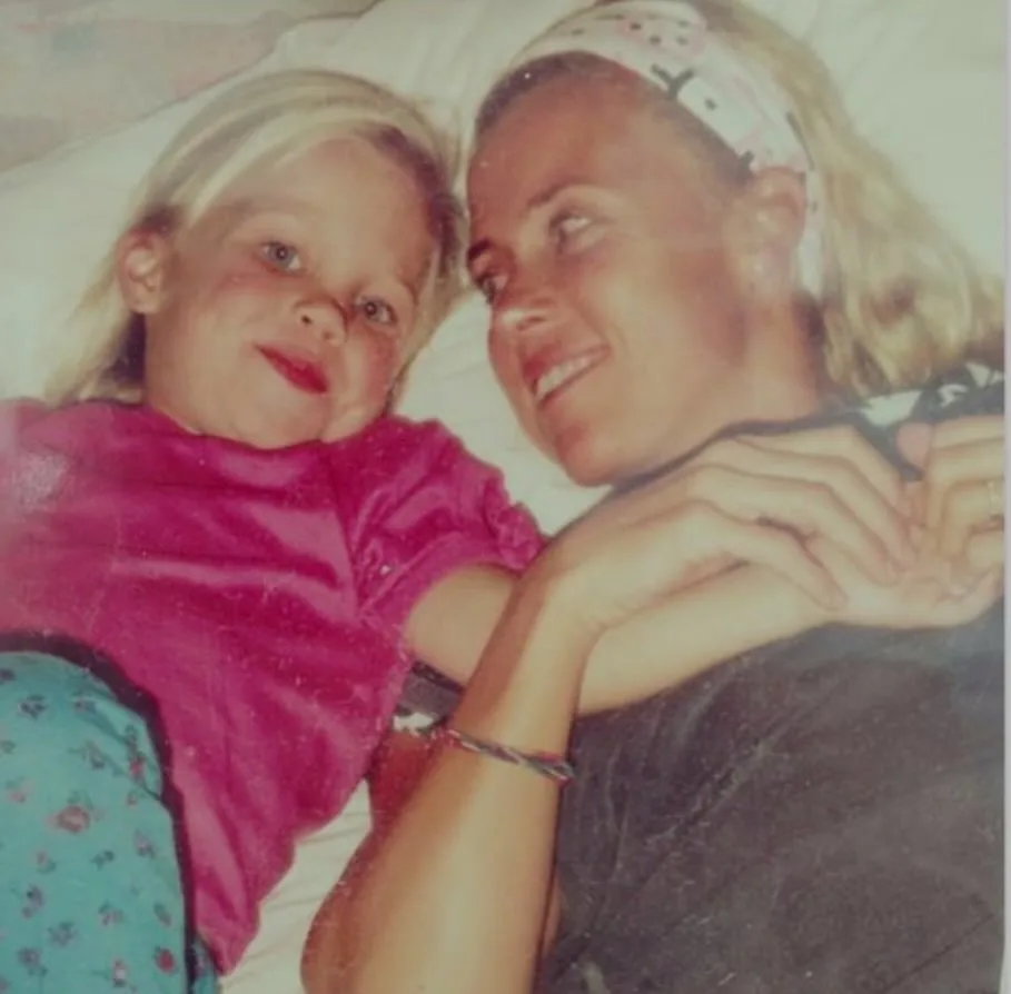 Lisa Curry with her late daughter jaimi