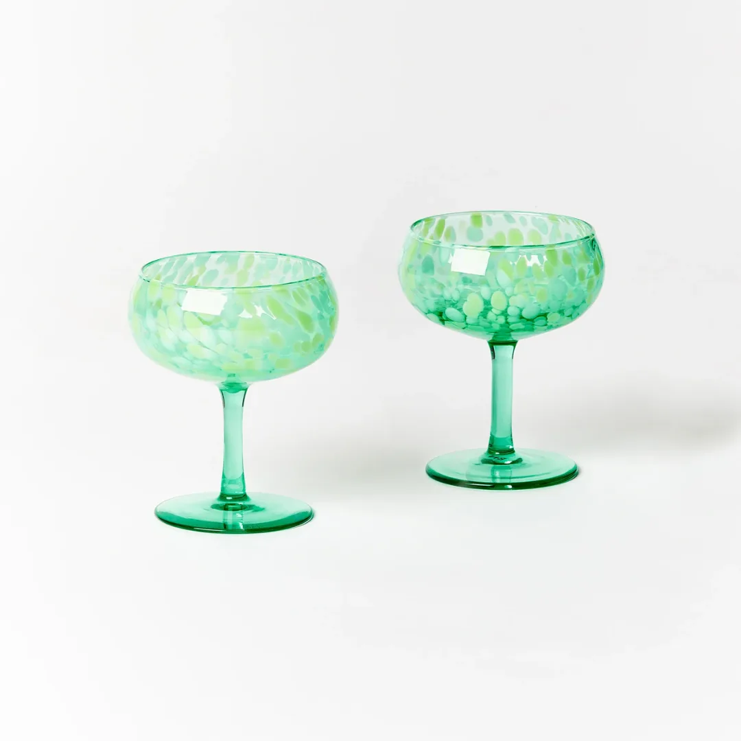 Bonnie and Neil coupe glasses