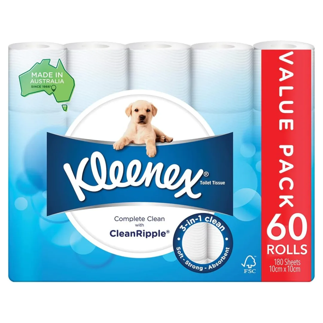 Kleenex Toilet Paper (60 pack).