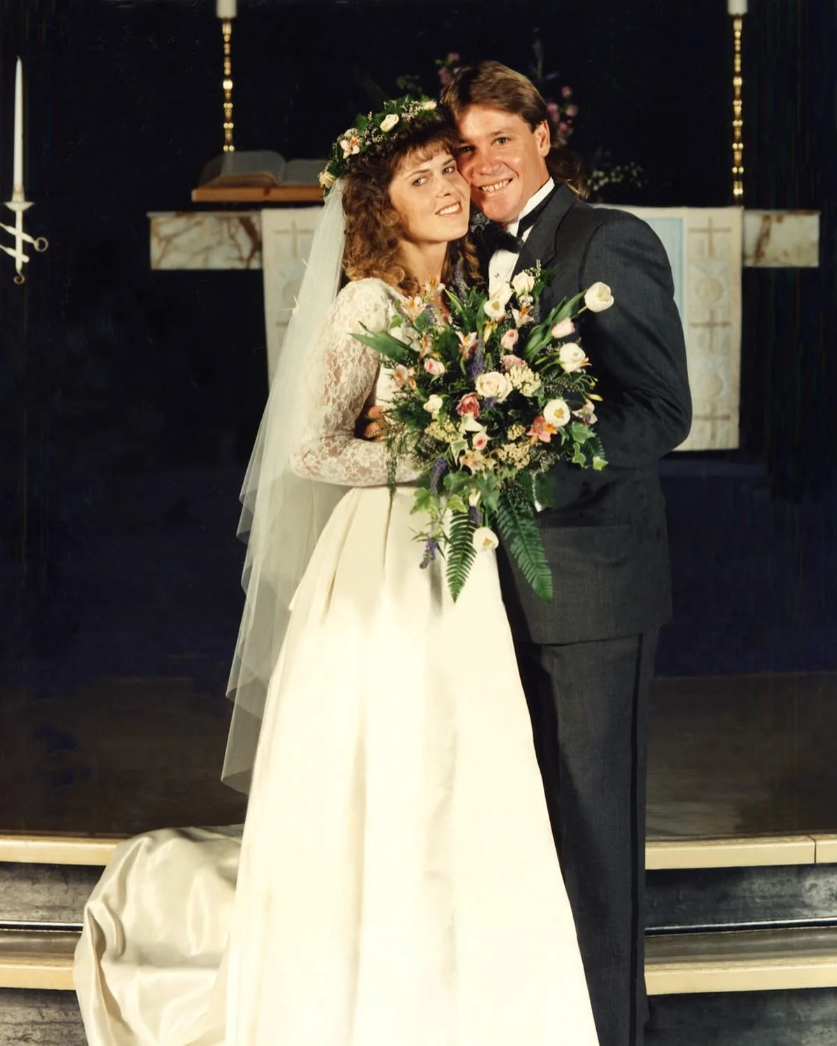 Terri and Steve Irwin wedding