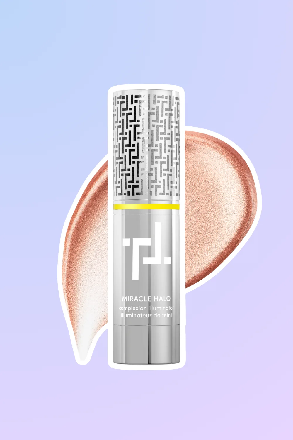 Trinny London Miracle Halo Complexion Illuminator with swatch