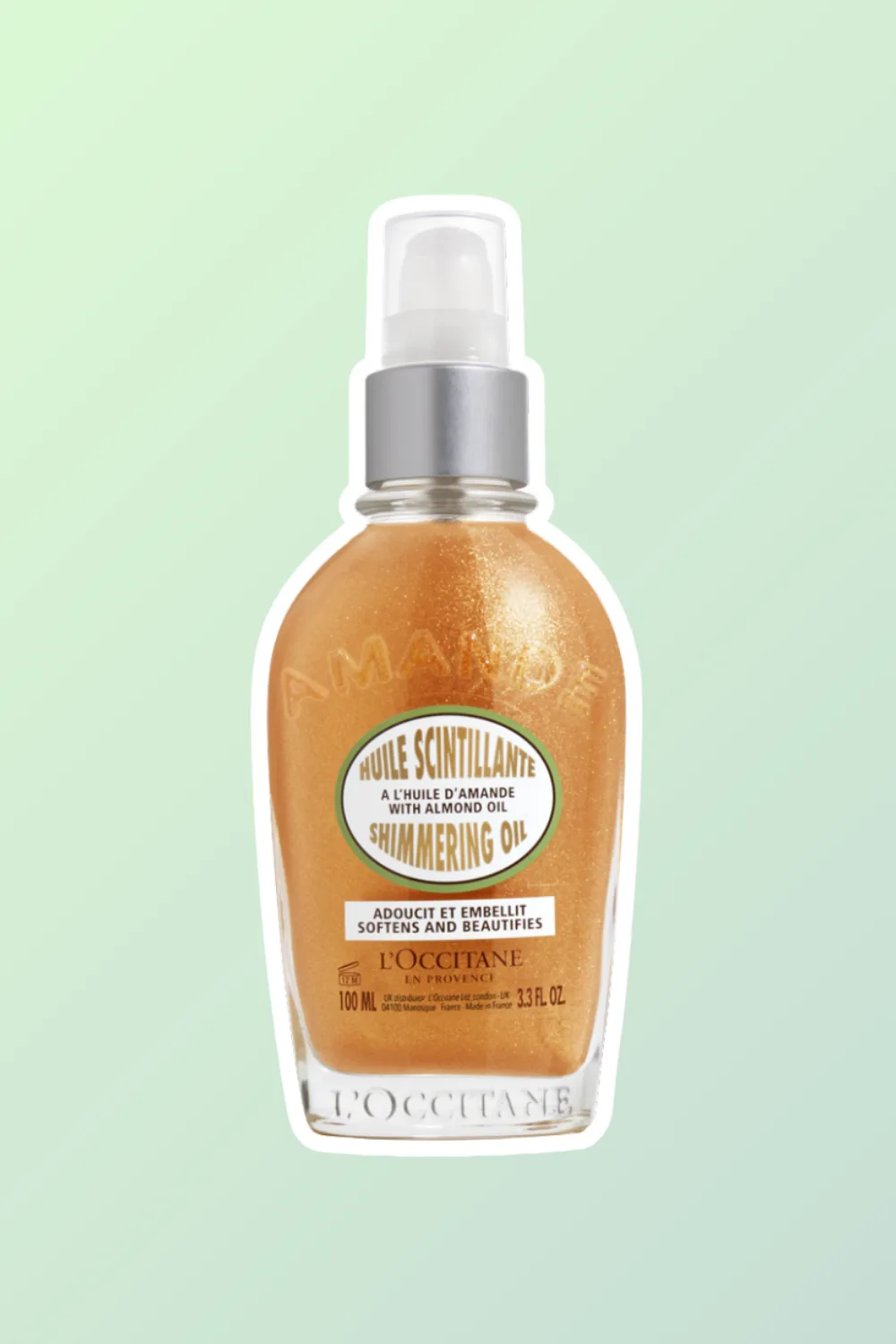loccitane shimmering body oil
