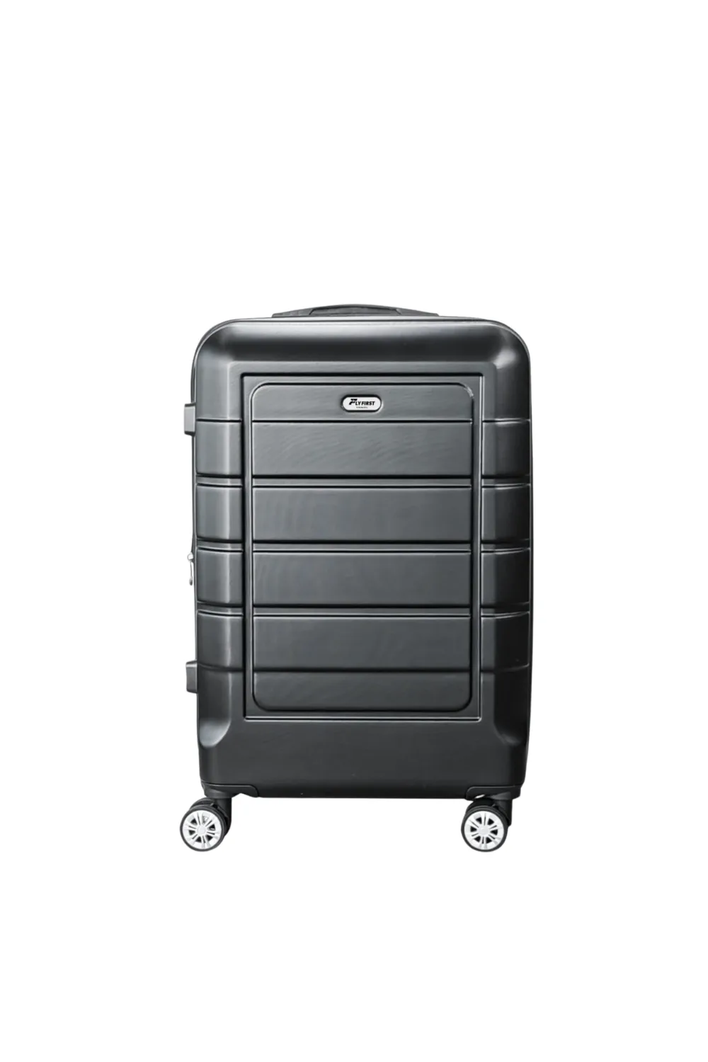 fly first black carry on suitcase 