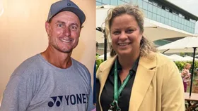 Did Lleyton Hewitt just bump into his ex Kim Clijsters?