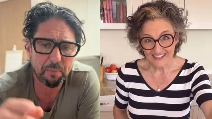 Colin Fassnidge and Julie Goodwin