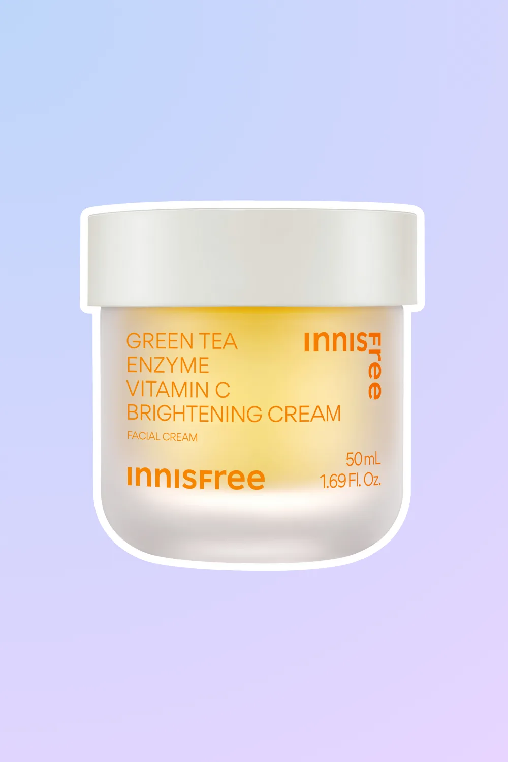 innisfree green tea enzyme vitamin c brightening cream