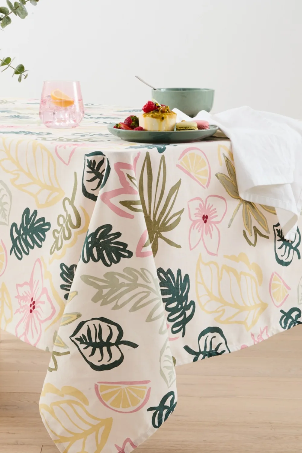 kmart floral printed table cloth
