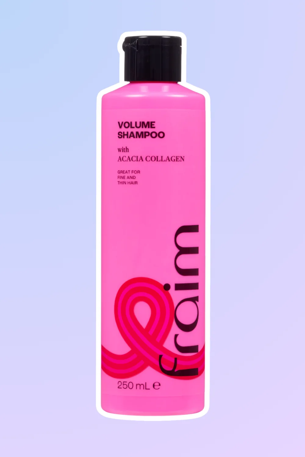 fraim hair care volume shampoo with acacia collagen