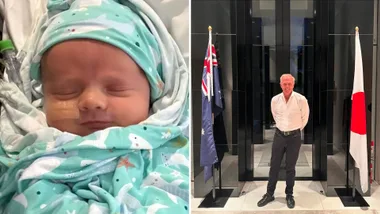Greg Norman is “so happy and proud” to welcome his grandson into the world