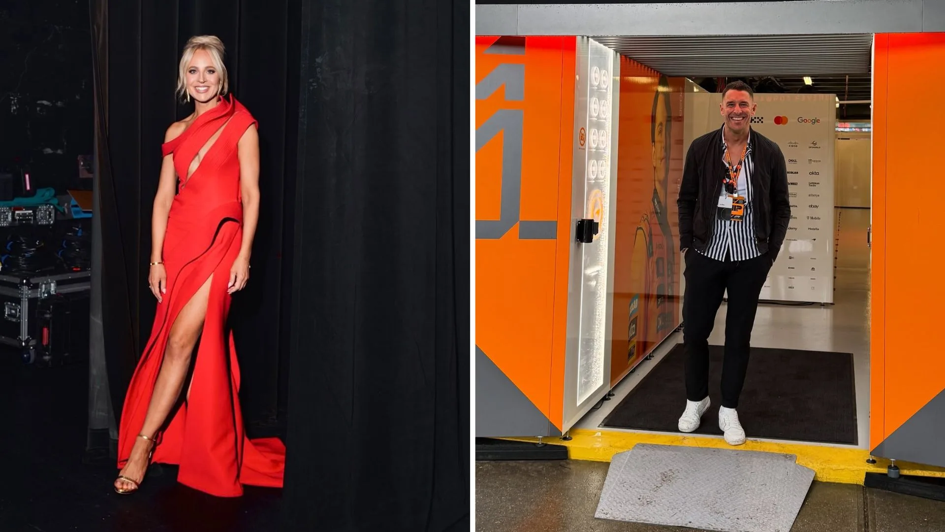 Carrie Bickmore and Lee Elliot