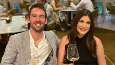 Callum Hann MasterChef with wife Crystal