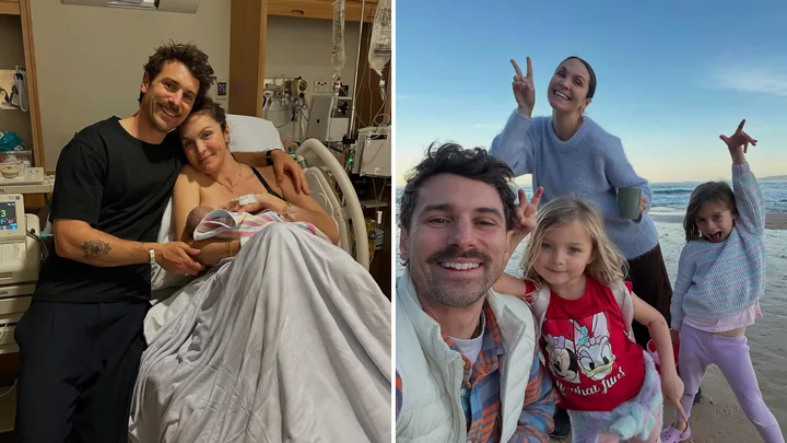 Matty J Laura Byrne baby