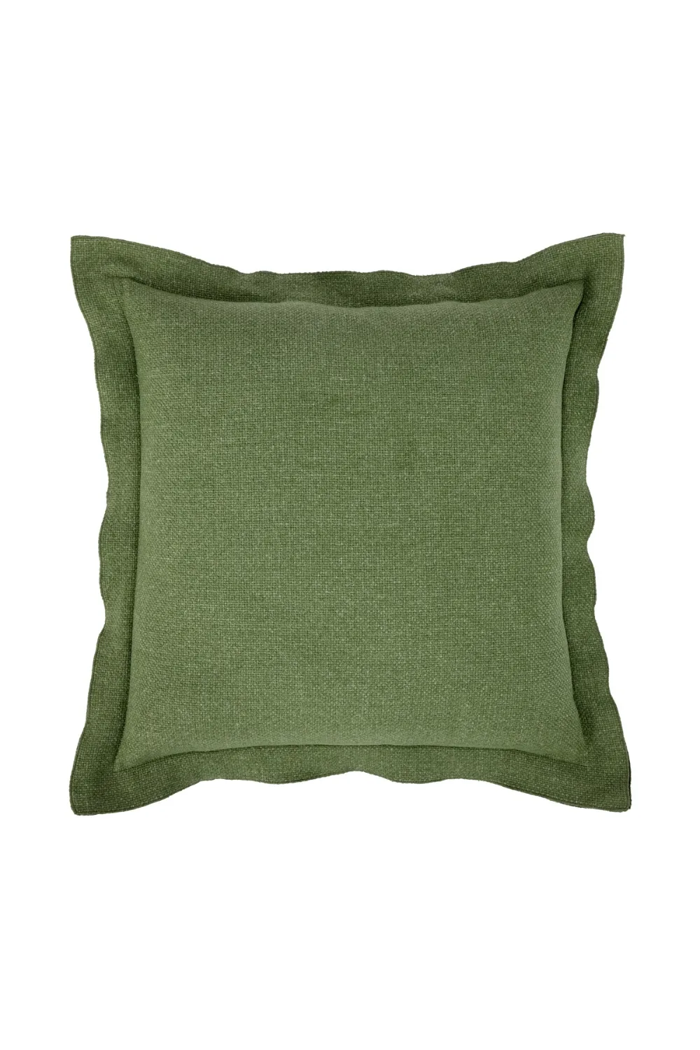 kmart flange forest green cushion