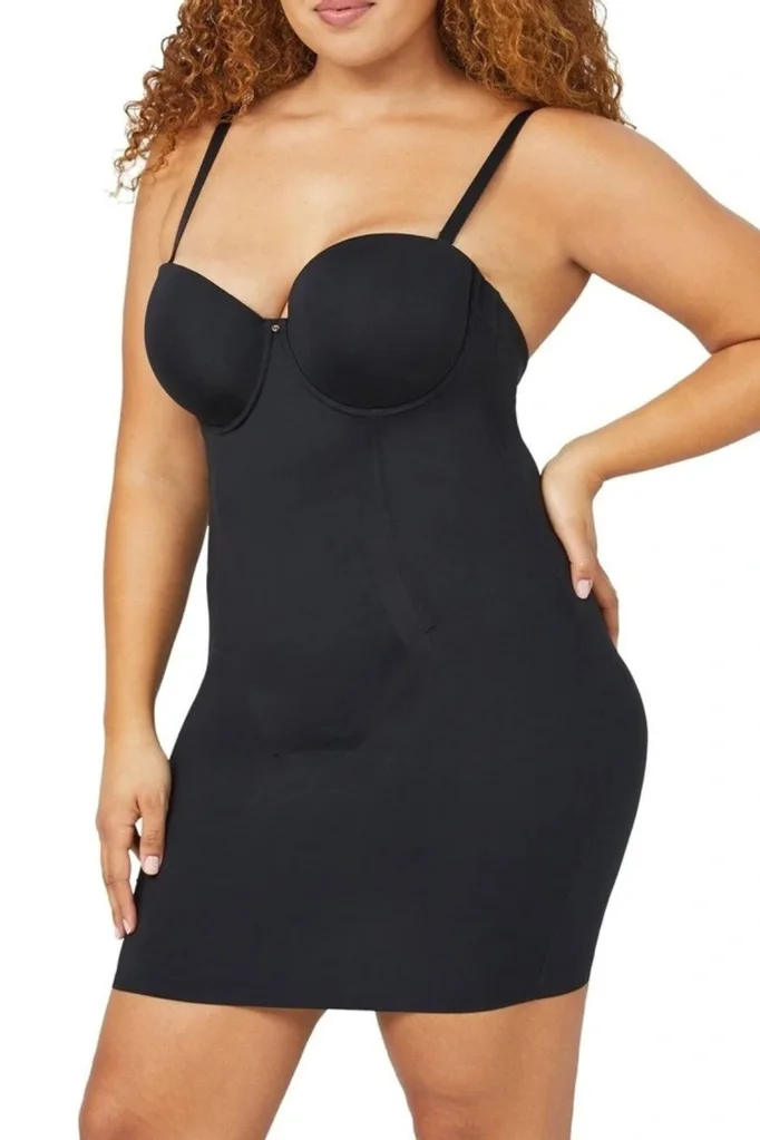 Nancy Ganz Body Define Ultimate Backless Strapless Slip in Black