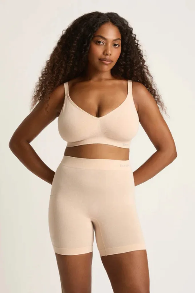 Boody Seamfree Undershorts with Pocket beige
