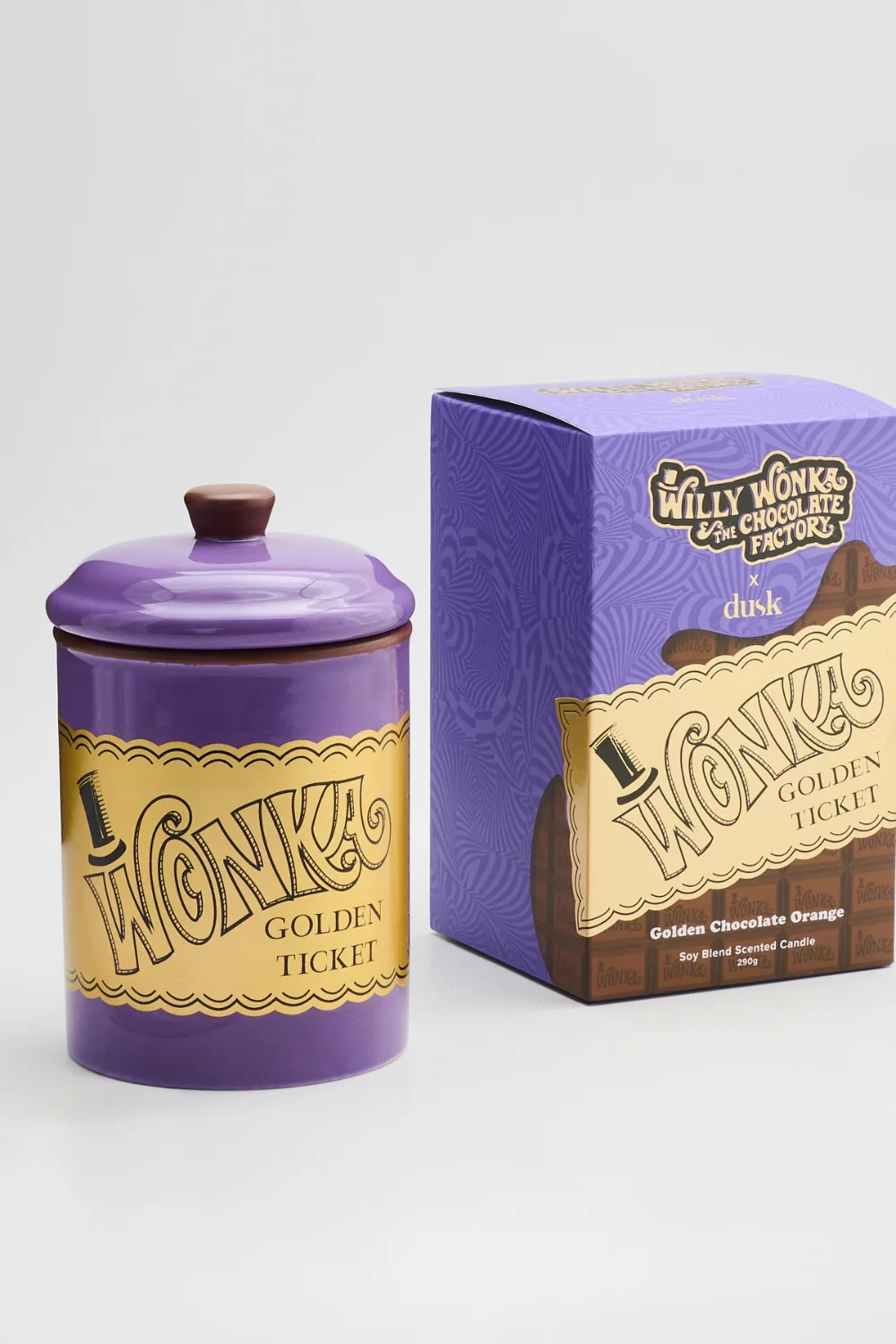 dusk willy wonka golden ticket candle