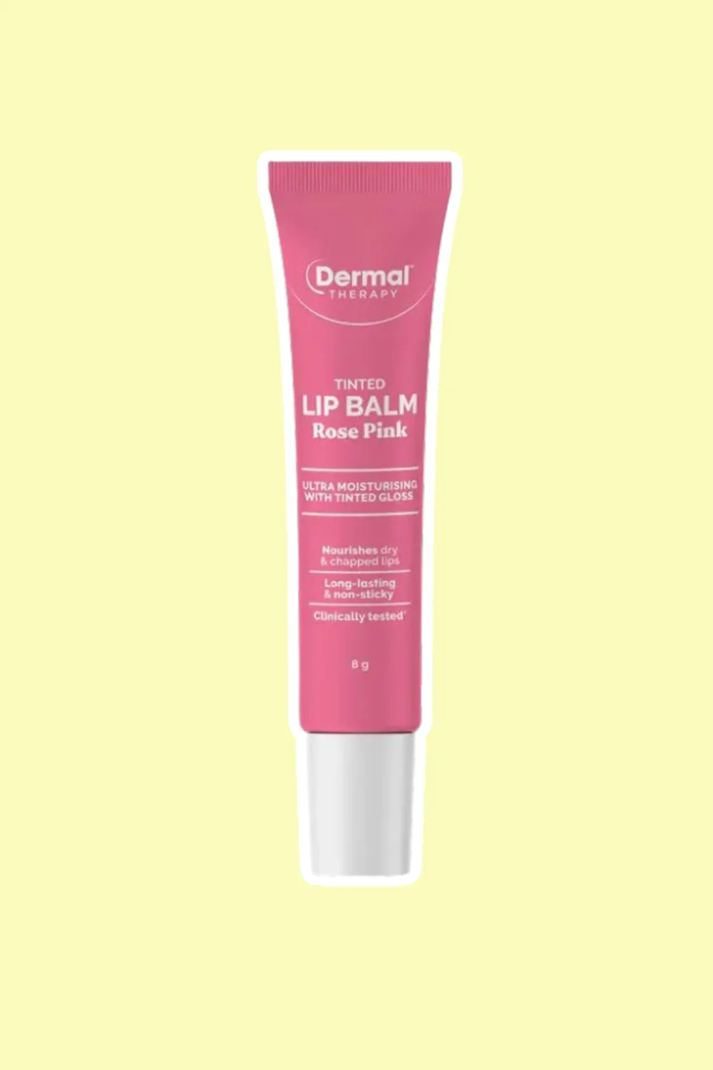 dermal therapy tinted lip balm rose pink 