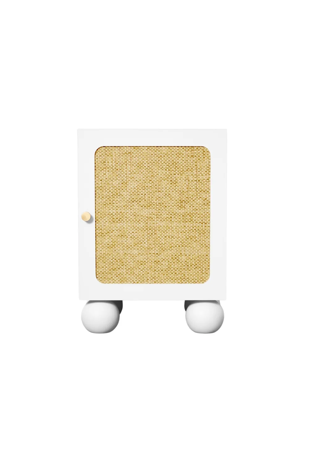 kmart white and rattan look burleigh bedside table