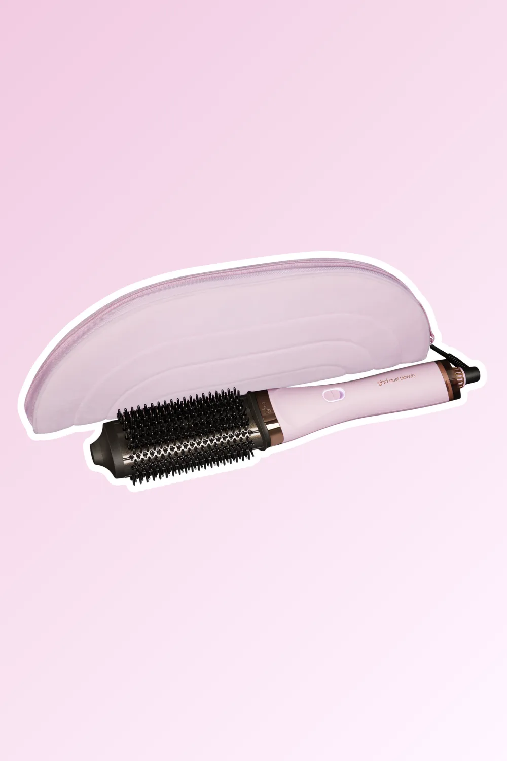 ghd duet blowdry brush hair tool pink sorbet collection