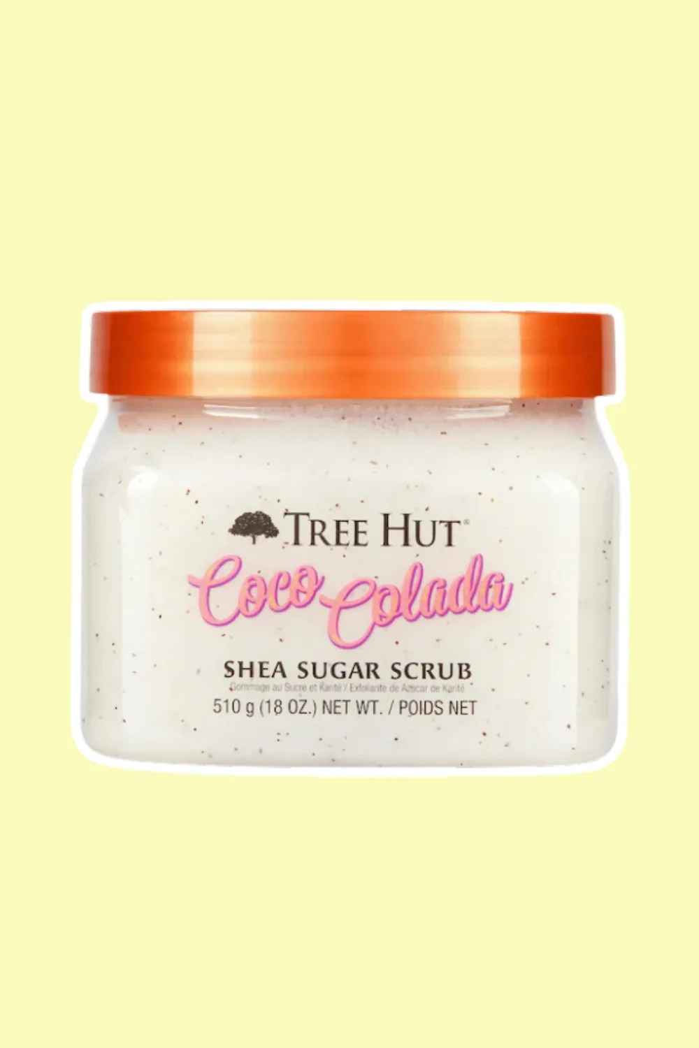 tree hut shea sugar scrub in coco colada 