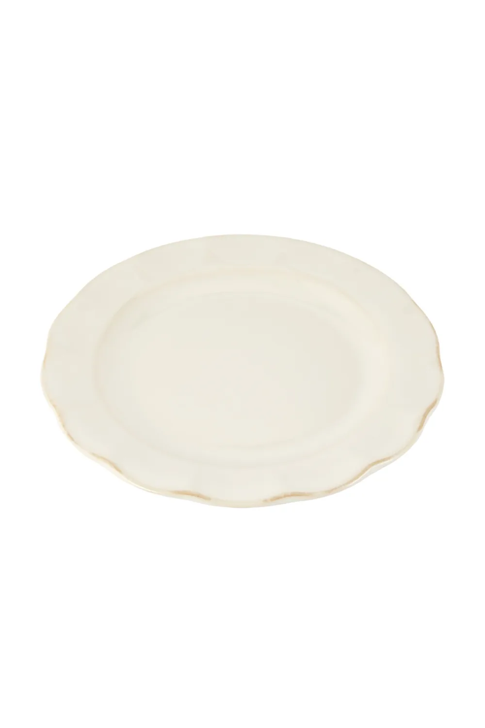 kmart cream petal side plate