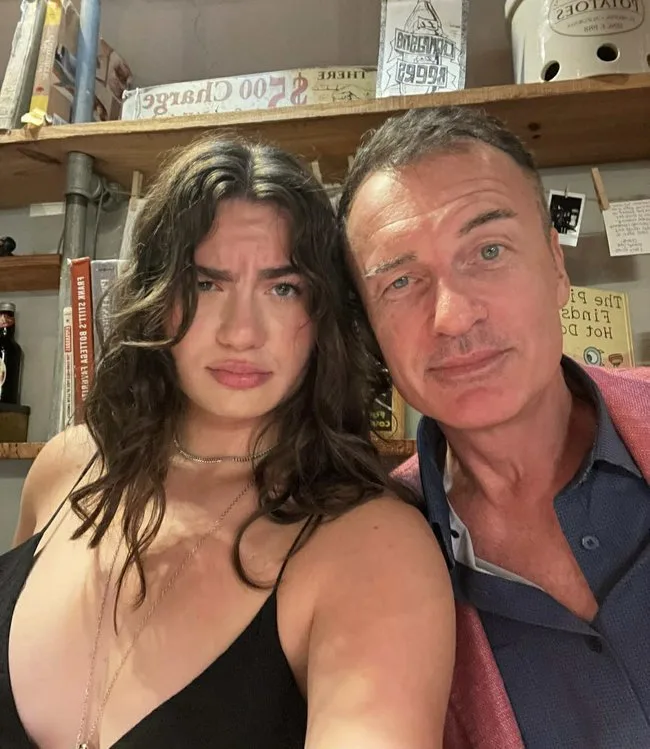 Dannii Minogue ex Julian McMahon with daughter Madison