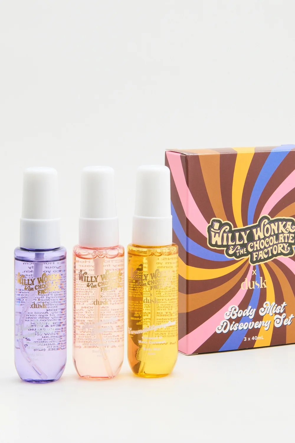 dusk willy wonks discovery set 3 pack body mist