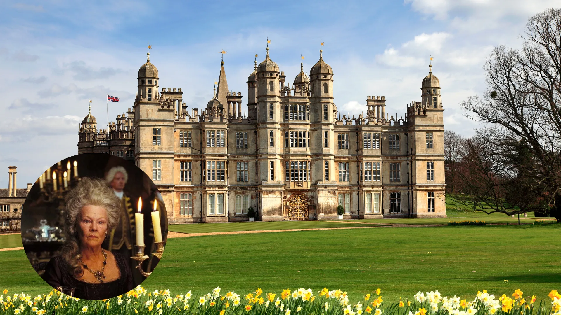 Burghley House in Lincolnshire