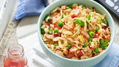Egg and bacon fried rice