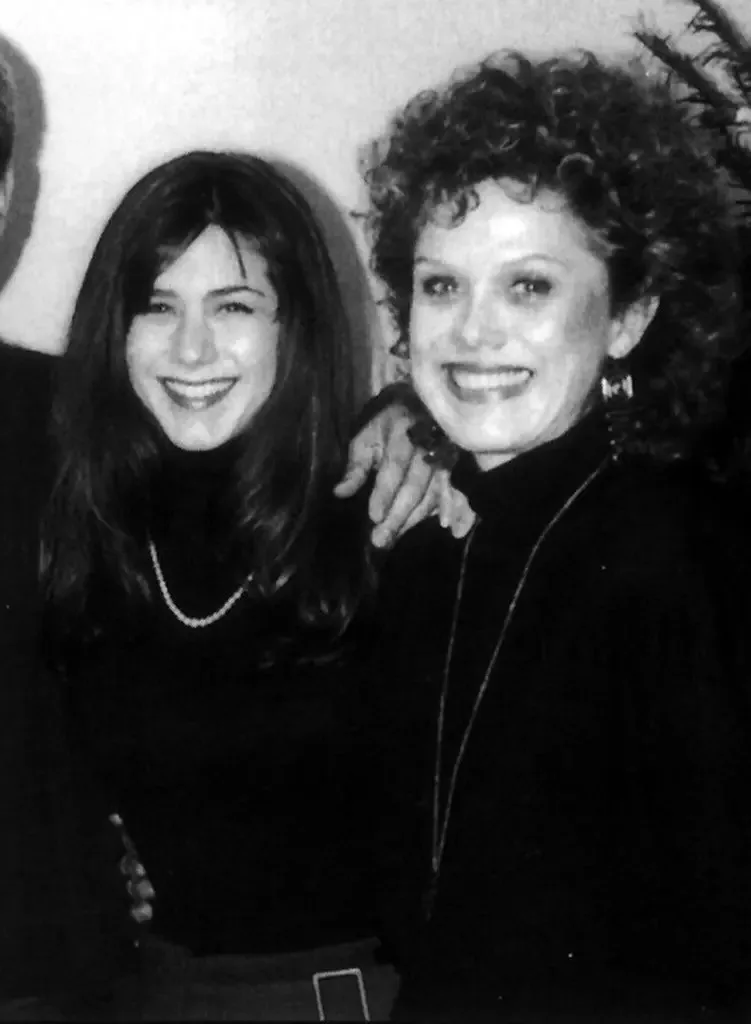 Jennifer Aniston pictured with her late mum Nancy Dow