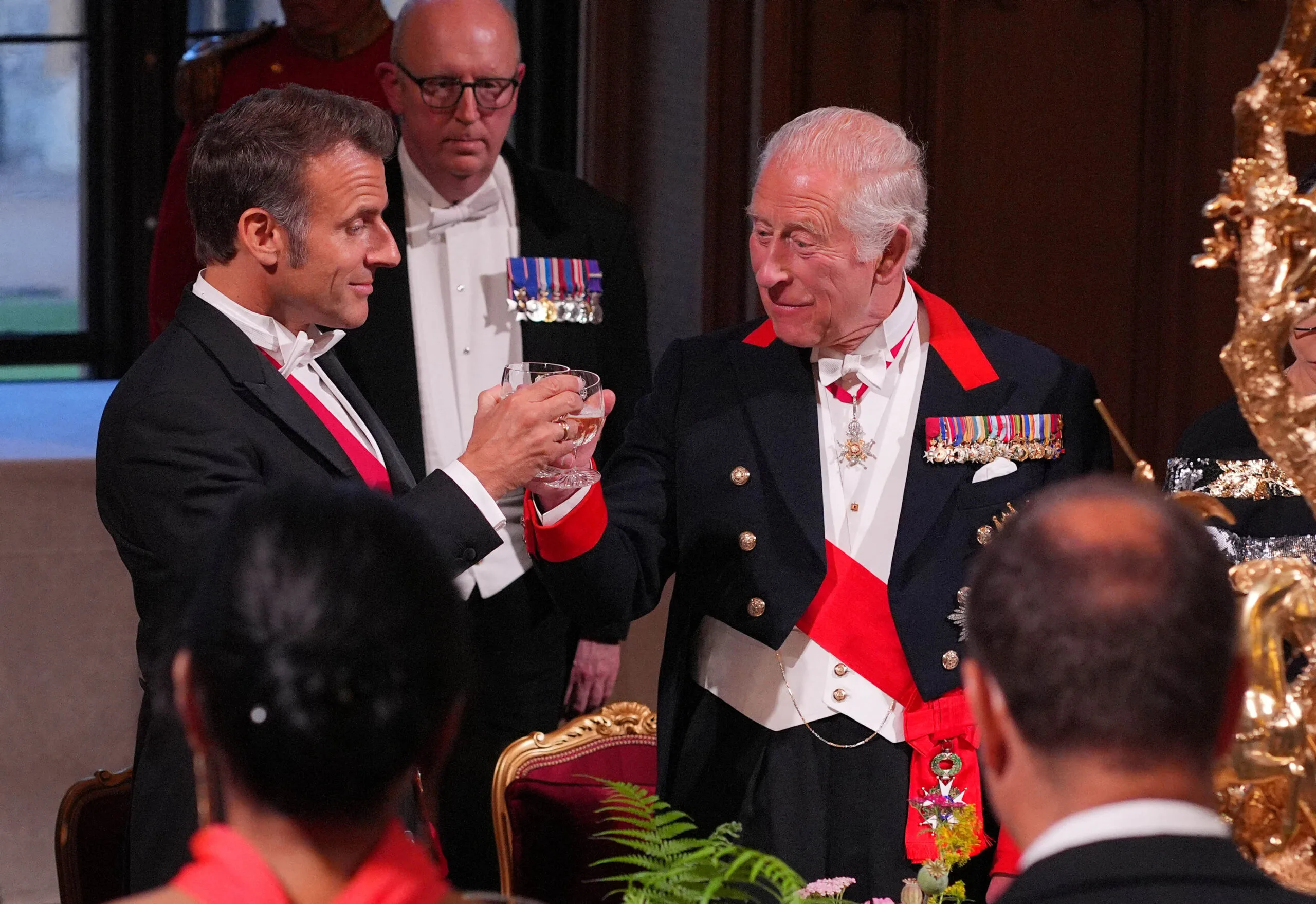 King Charles Emmanual Macron 