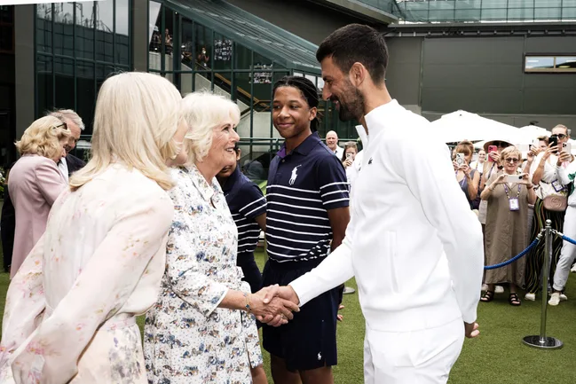 Camilla Novak Djokovic Wimbledon