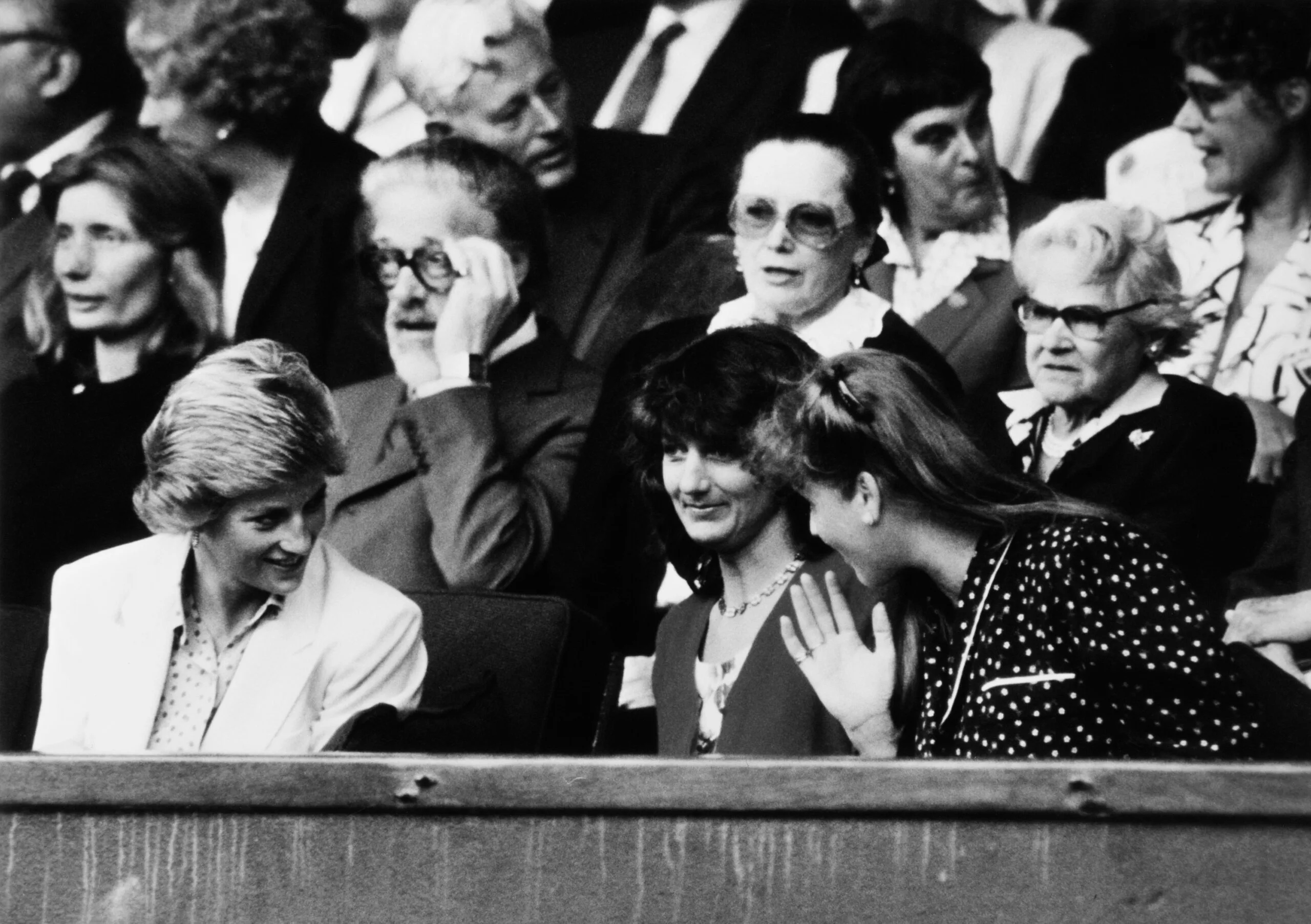 Princess Diana Sarah Ferguson Royal Box Wimbledon 1988