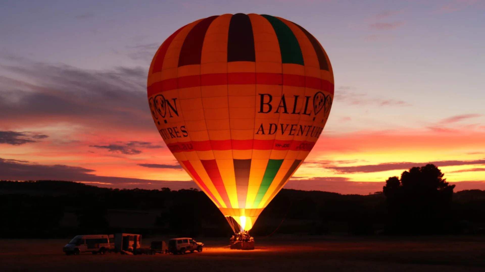 Barossa Valley hot air balloon