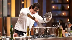 Jean-Christophe in the MasterChef kitchen