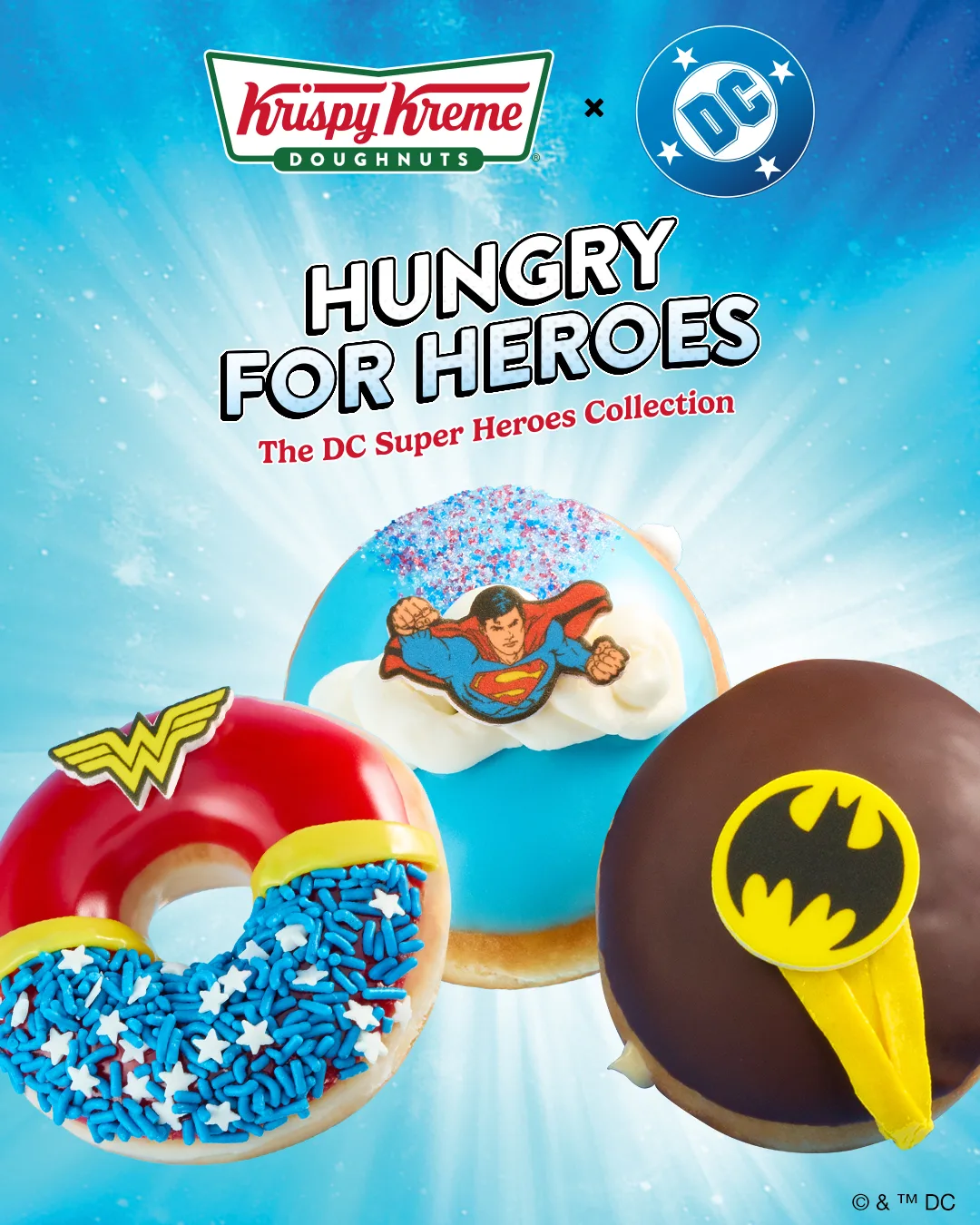 Krispy Kreme heroes range 