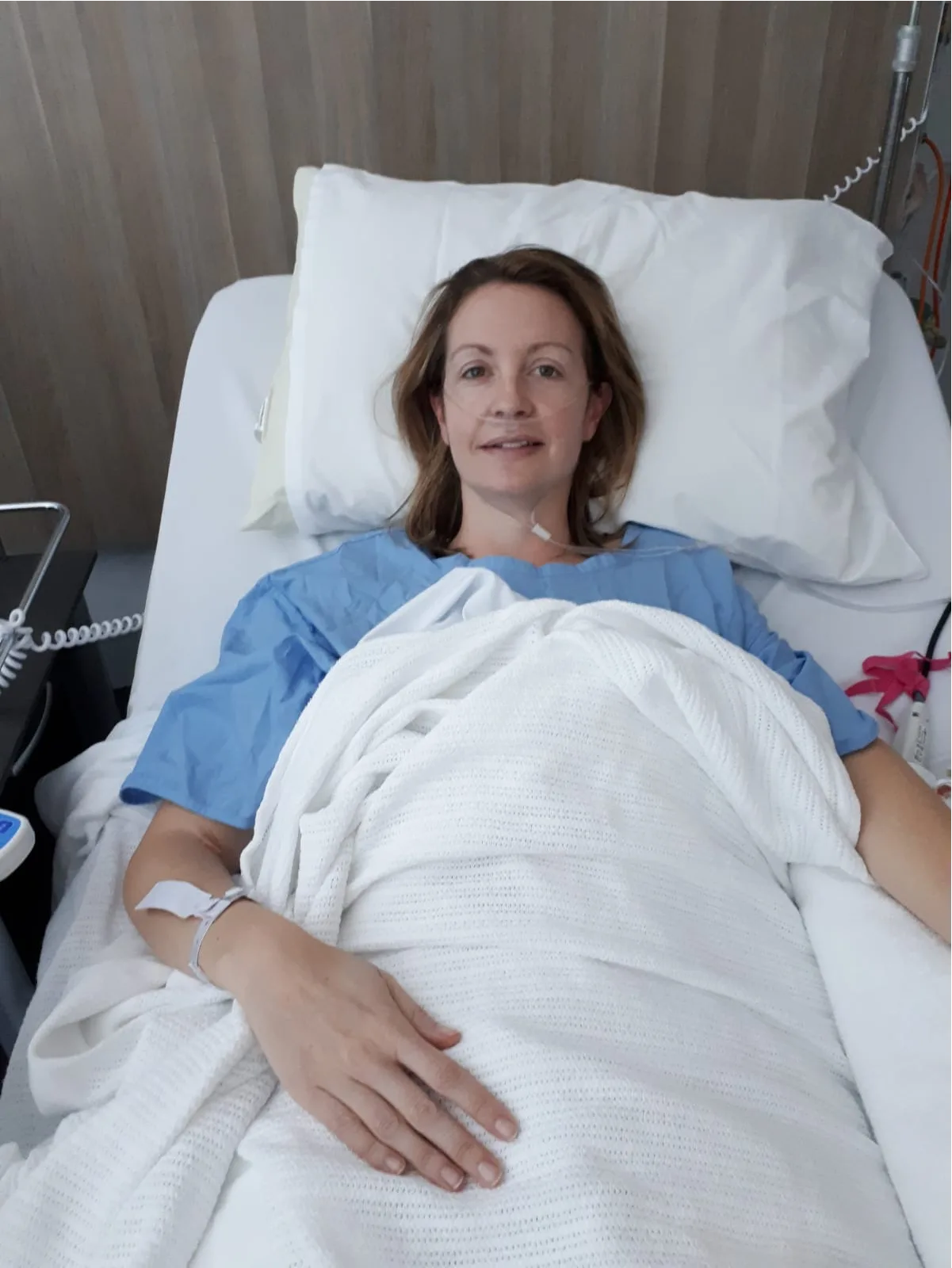 nina in hospital