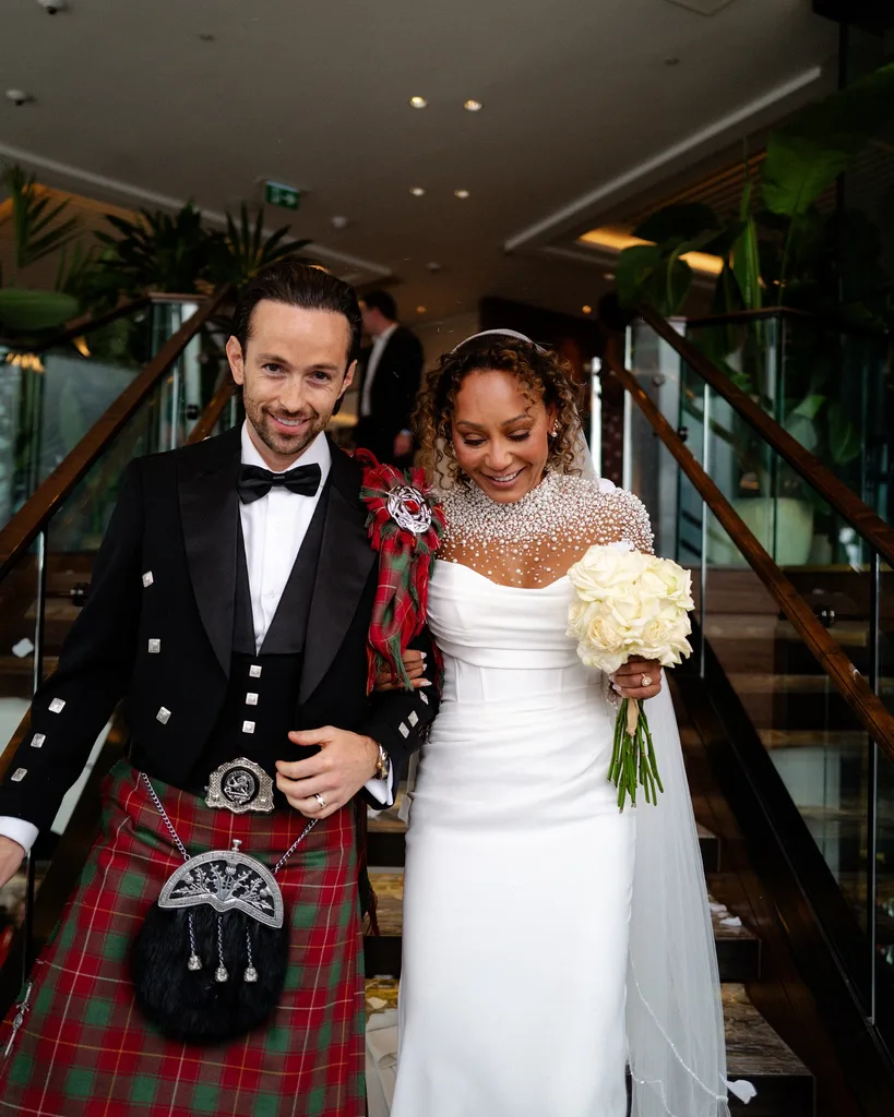 Mel B wedding Rory McPhee London July 5