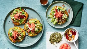 Okonomiyaki potatoes