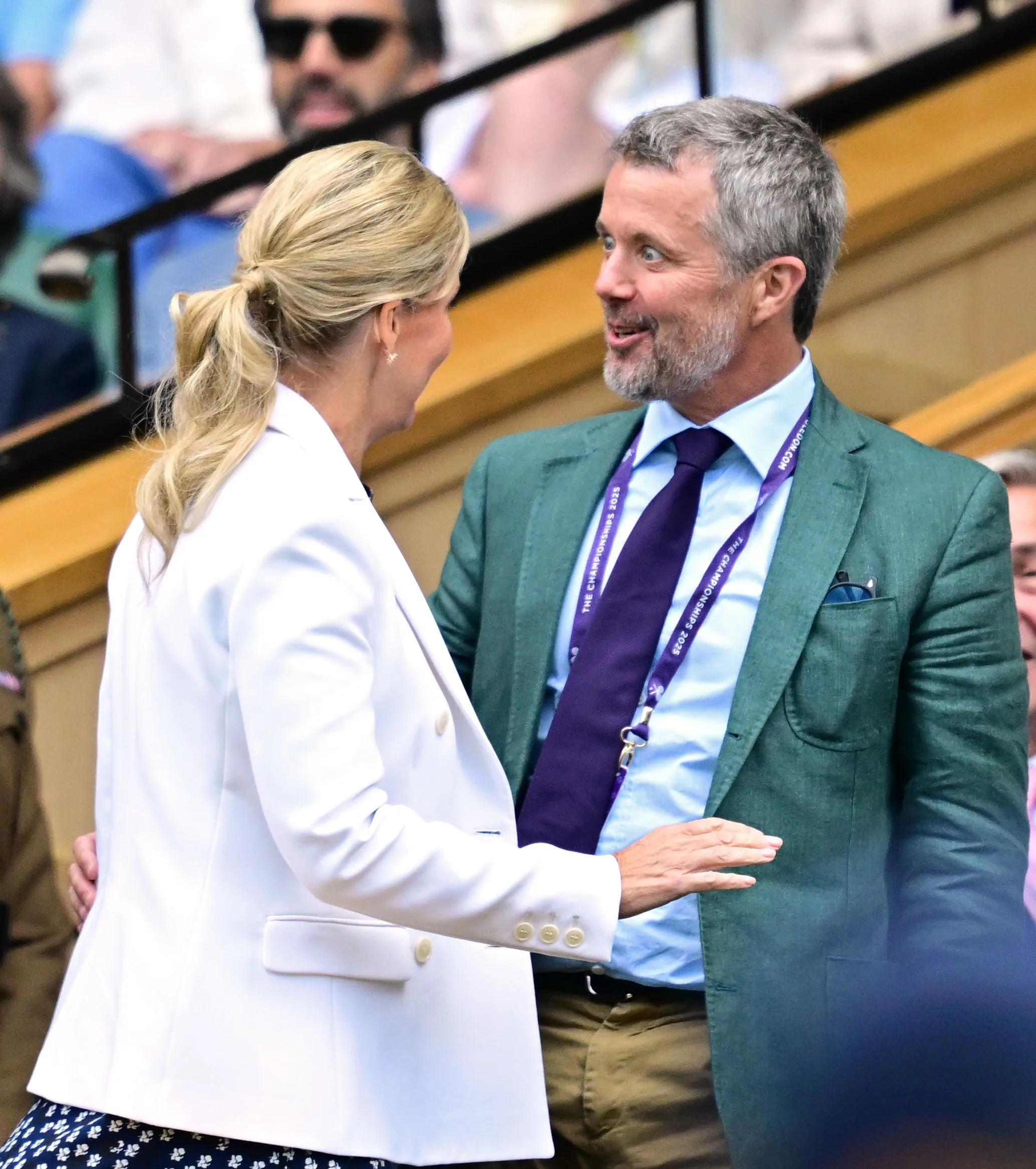 King Frederik Duchess Sophie Wimbledon 2025 