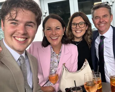 Todd Woodbridge with his family