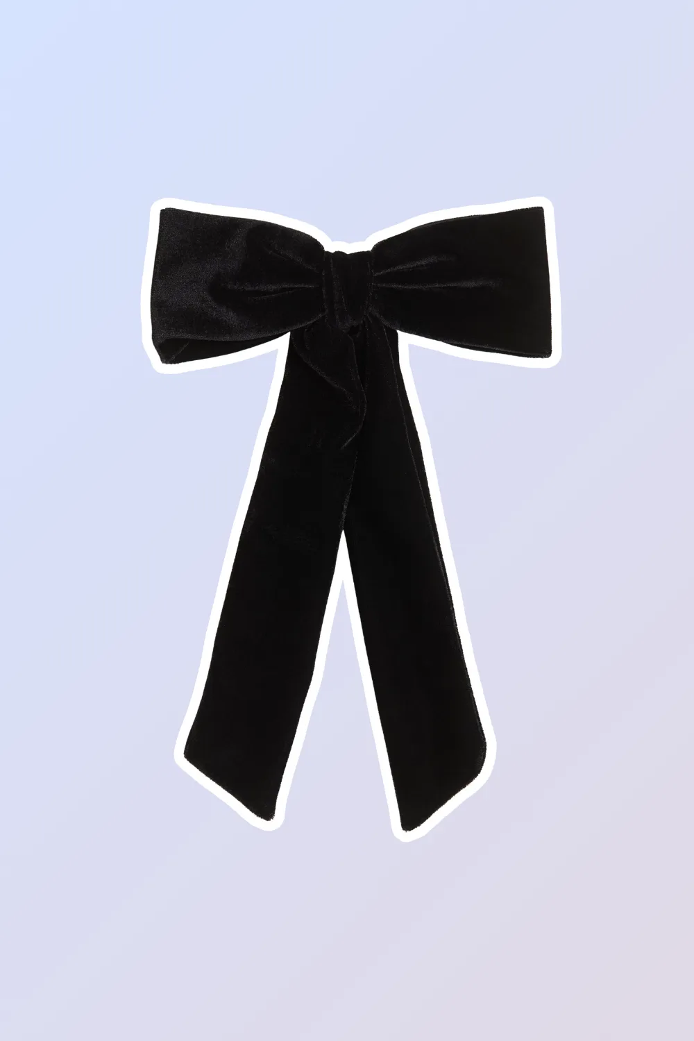 H&M Bow Detail Hair Clip black 