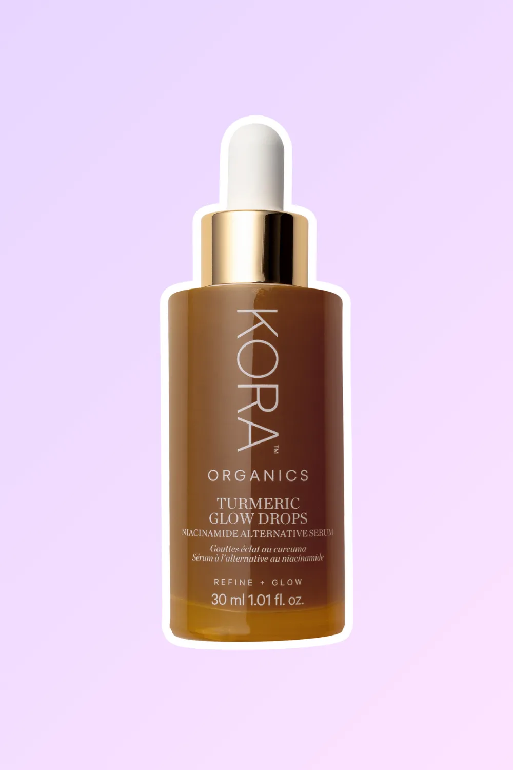 KORA Organics Turmeric Glow Drops Niacinamide Alternative Serum