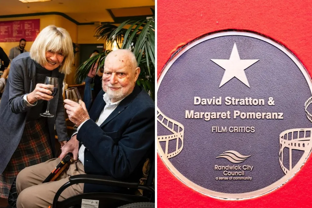 David Stratton Margaret Pomeranz Australian Film Walk of Fame