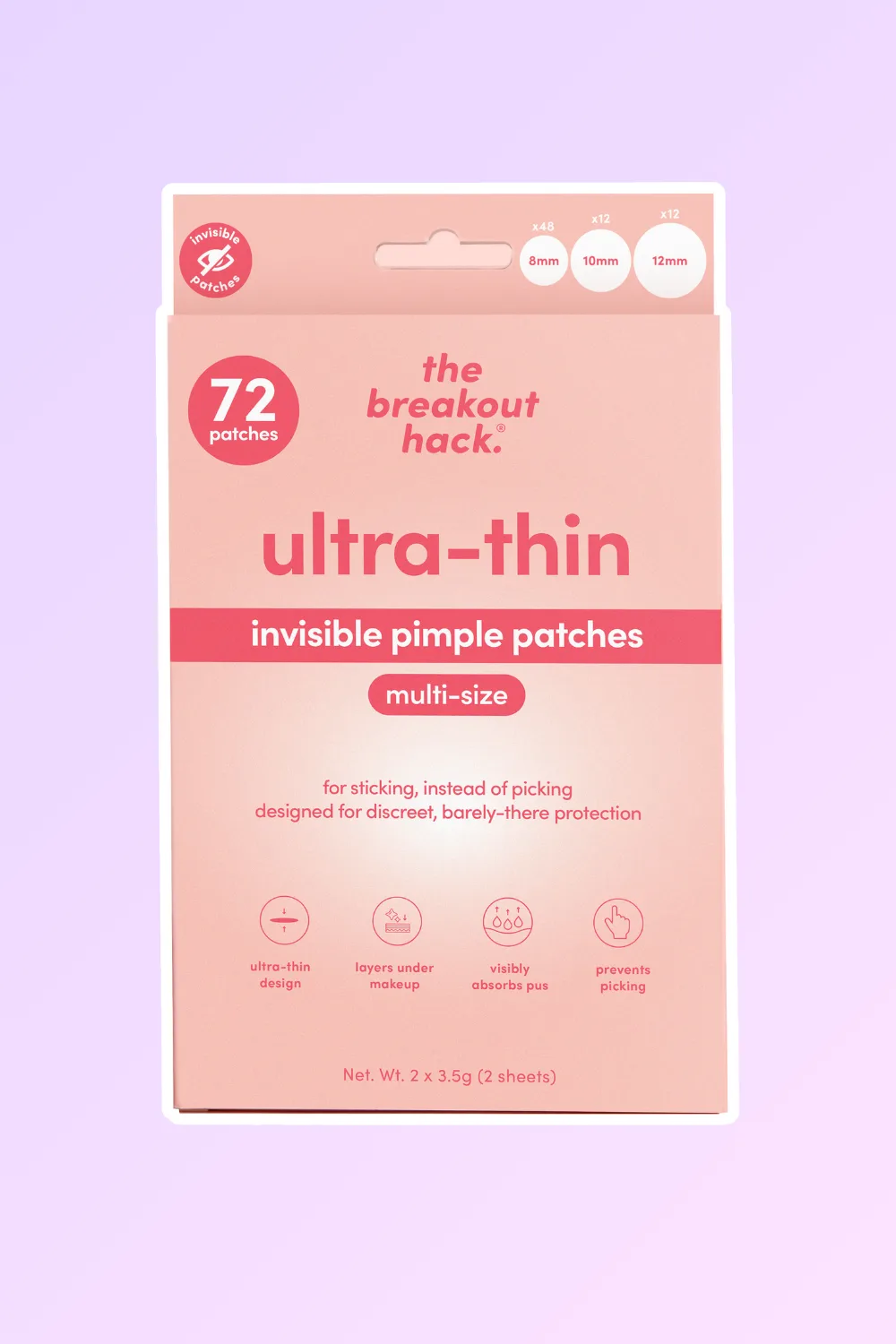 The Breakout Hack Ultra-thin Invisible Pimple Patches
