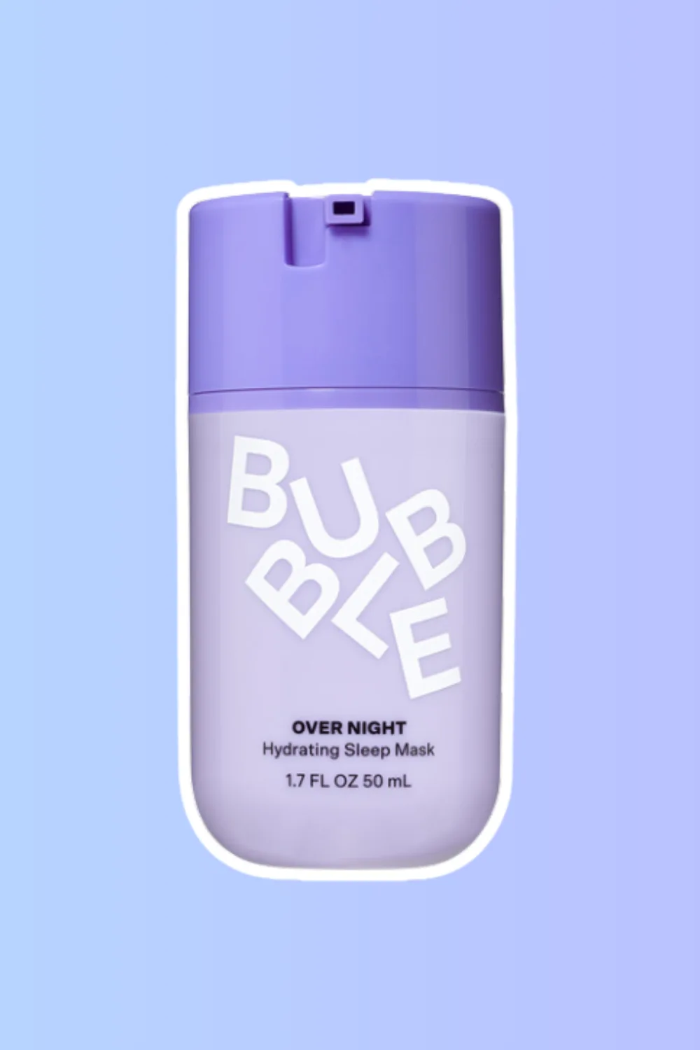 BUBBLE Over Night Hydrating Sleep Mask 