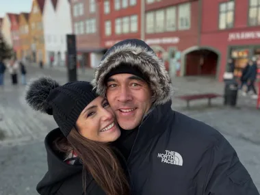 Ada Nicodemou and James Stewart in Norway