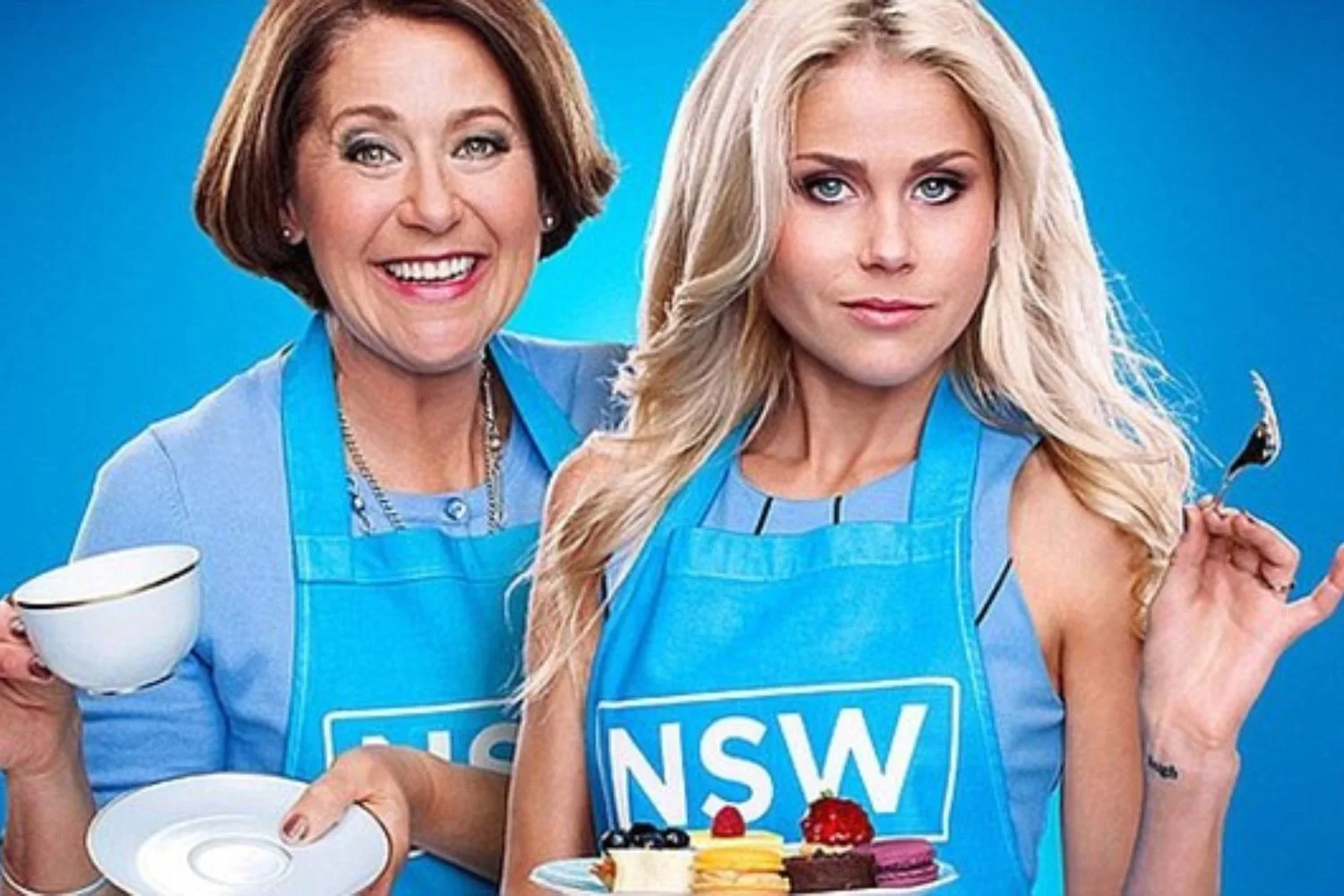 Anna Lisle and her mum Cathy on MKR