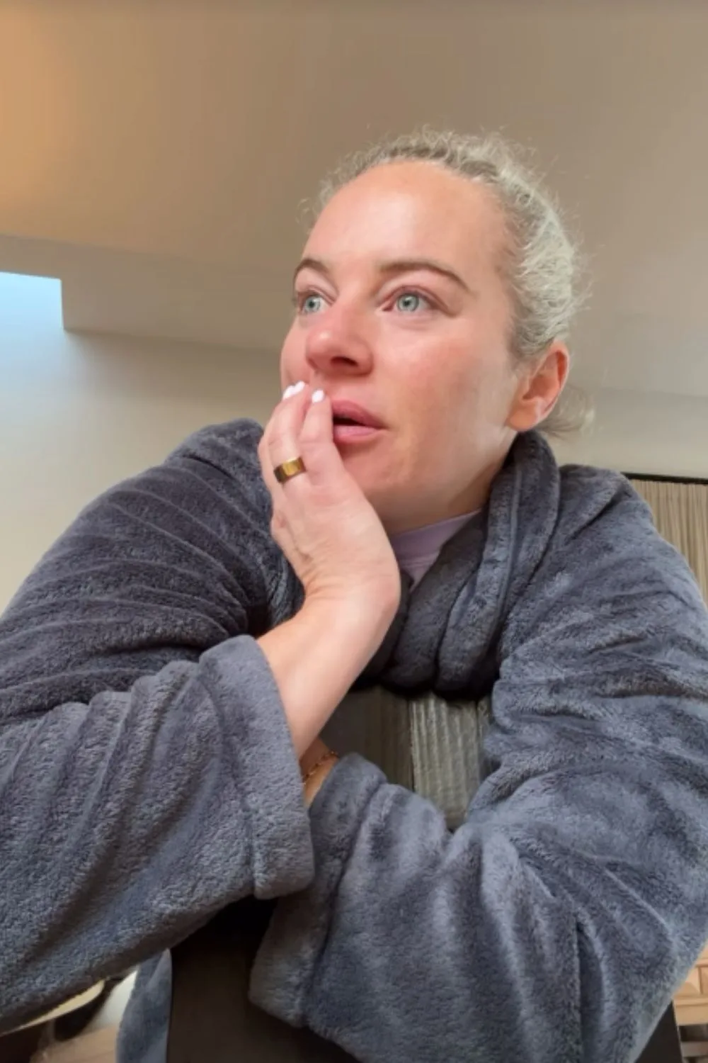 Former MKR star looks distressed as she reveals she was targeted by thieves